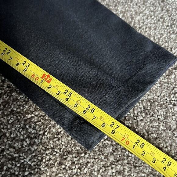 Womens APT 9 Navy Mid Rise Leggings Size Large Large Waist Band - Picture 4 of 11